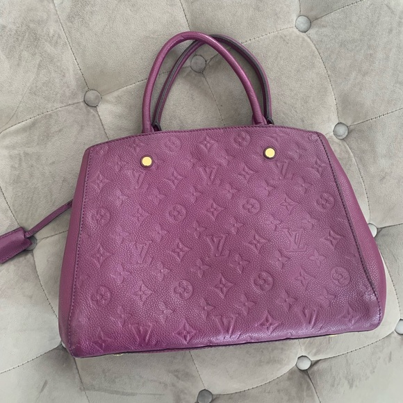 Louis Vuitton Handbags - ⛔️SOLD⛔️LOUIS VUITTON Empreinte Montaigne MM Amethyste